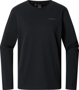 Haglöfs Women's  Long Sleev Tee  True Black S