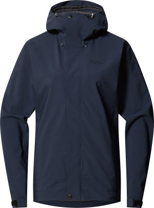 Haglöfs Women's Breeze Proof Jacket Tarn Blue, XL