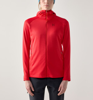 Haglöfs Women's Korp Mid Hood Bright Red L