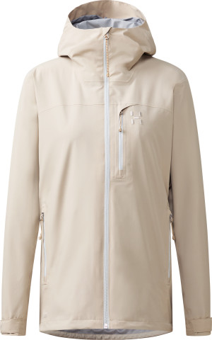 Haglöfs Women's Ozka Proof Jacket Chalk Beige M