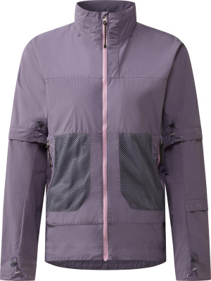 Haglöfs Women's Solis Zip Off Jacket Purple Fog L
