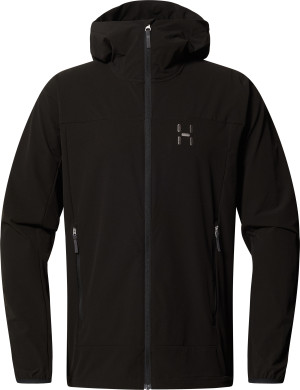 Haglöfs Men's Rosson Softshell Hood True Black, M