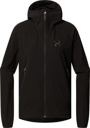 Haglöfs Women's Rosson Softshell Hood True Black, S