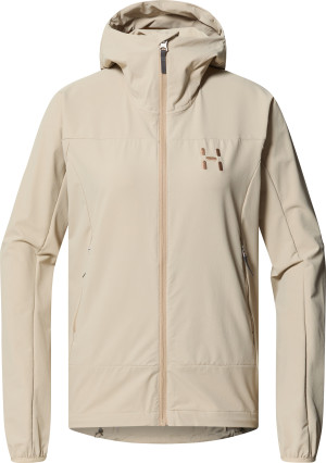 Haglöfs Women's Rosson Softshell Hood Chalk Beige, S