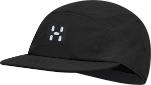 Haglöfs Brand Five Panel Cap True Black Solid, S/M