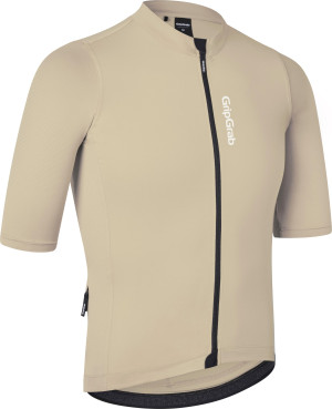 Gripgrab Men's Ride Short Sleeve Jersey Beige, M