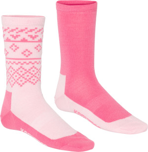 Kari Traa Women's Ragna Hiking Sock 2-pack Bubblegum, 36-38
