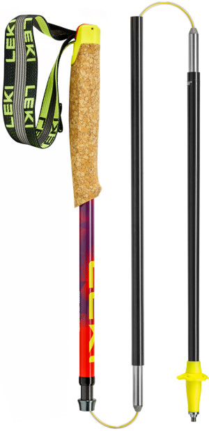 Leki Neotrail Pro Fx.one Sl Bright Red-violet-neonyellow 110 cm