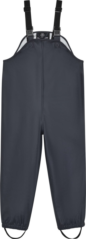 Color Kids Kids' Rain PU Pants Bib Ebony 110