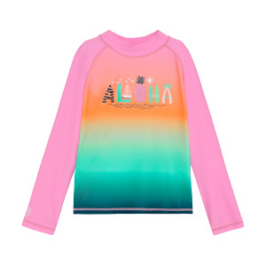 Color Kids Kids' T-Shirt L/S With Chest Print Begonia Pink 128