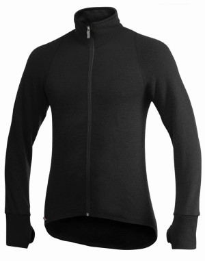 Woolpower Full Zip Jacket 400 Black Sort XL