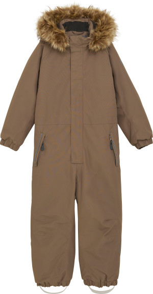 Color Kids Kids' Coverall With Fake Fur Fossil 122