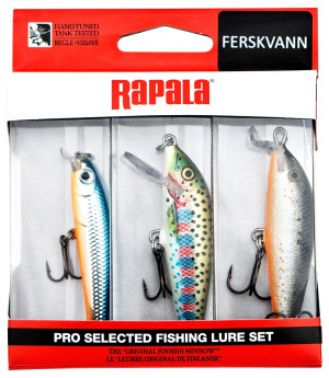 Ferskvannssett Rapala 3stk RT/SB/SF 7cm