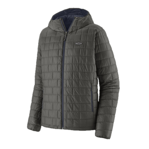 Patagonia M's Nano Puff Fitz Roy Trout Hoody Forge Grey XL