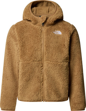 The North Face Kids' Campshire Full-Zip Hoodie Teddy Brown 6