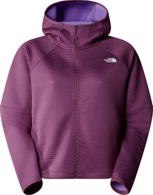 The North Face Women's Vertical Thermal Full-Zip Hoodie Midnight Mauve S