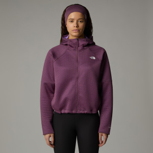 The North Face Women's Vertical Thermal Full-Zip Hoodie Midnight Mauve S