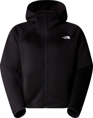 The North Face Women's Vertical Thermal Full-Zip Hoodie TNF Black L
