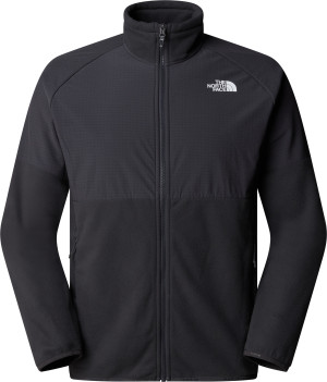 The North Face Men's Glacier Heavyweight Full Zip Fleece Asphalt Grey/Asphalt Grey/TNF Black, Asphltgy/Asphltgy/Tnfbl, L
