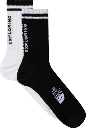 The North Face NSE Everyday Crew Sock - 2 Pack TNF Black/TNF White M (41-43)