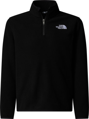 The North Face Teens' Glacier 1/4 Zip Pullover TNF Black S