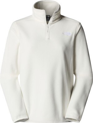 The North Face Women's Glacier Fleece 1/4 Zip Jacket White Dune XS