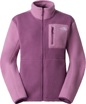 The North Face Women's Yumiori Full Zip Fleece Jacket Chroma Purple/Hushed Lavender/Chroma Purple Chroma Purple\\Hushed La M