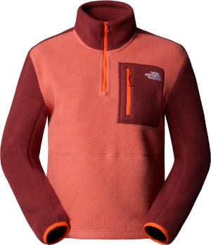 The North Face Women's Yumiori 1/4 Zip Mars Dust/Sumac/Solar Flare, S