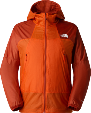 The North Face Men's Ridgelite FUTUREFLEECE Wind Jacket Lava Red/Iron Clay M