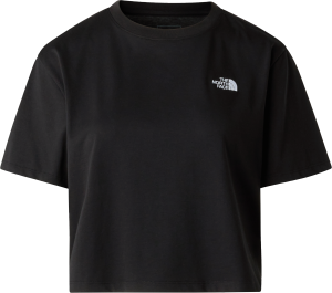 The North Face Women's Evolution Simple Dome Crop Relaxed Short Sleeve T-Shirt TNF Black, XS