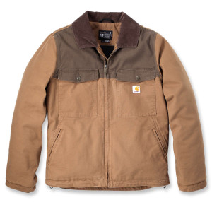 Carhartt Men's Montana Duck Insulated Jacket  Brown/coffee S