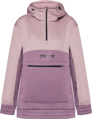 Oakley Women's Tnp Nose Grab Softshell Hoodie Double Toadstool M