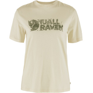 Fjällräven Women's Lush Logo T-shirt Chalk White M