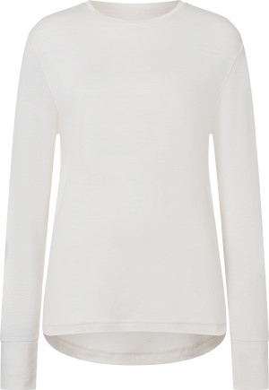 super.natural Women's Warm Up Long Sleeve Fresh White XL