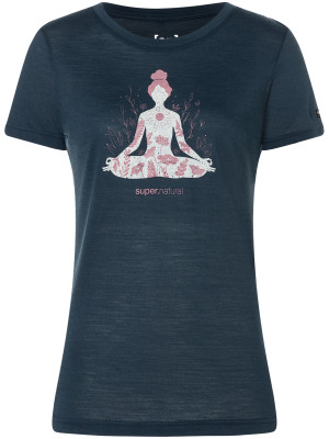 super.natural Women's Larissa Tee Blueberry/feather Grey/nostalgia Rose L