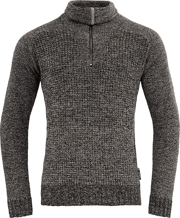 Devold Men's Bispen Wool Zip Neck Ink XS