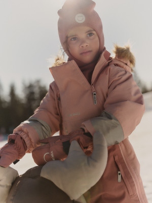 Viking Kids' Alv Winter Playsuit Pink, 86