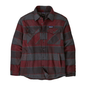 Patagonia Men's Lw Insulated Fjord Flannel Shirt William: Ink Black S