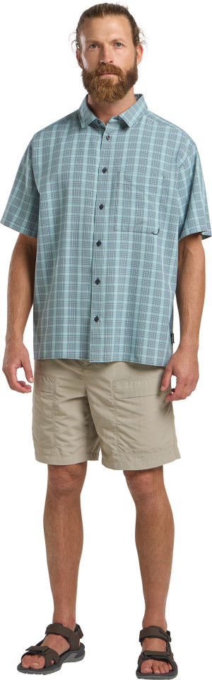 Jack Wolfskin Men's Meseta Shirt Check Dark Navy S
