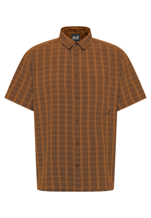 Jack Wolfskin Men's Meseta Shirt Check Autumn Leaves S