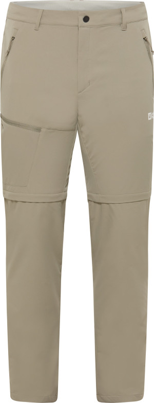 Jack Wolfskin Men's Pico Trail Zip Off Pants  Stone 56 Regular