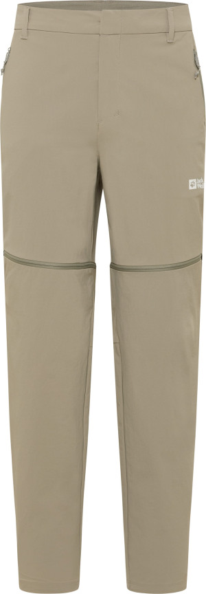 Jack Wolfskin Men's Hikeout Zip Off Pants Stone 46 Regular