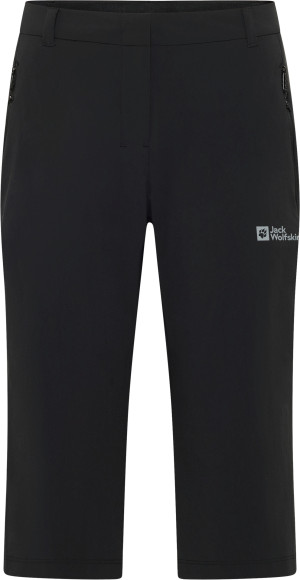 Jack Wolfskin Women's Hikeout 3/4 Pants Black 40 Regular