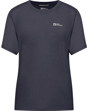 Jack Wolfskin Women's Vonnan Short Sleeve Tee  Graphite XS