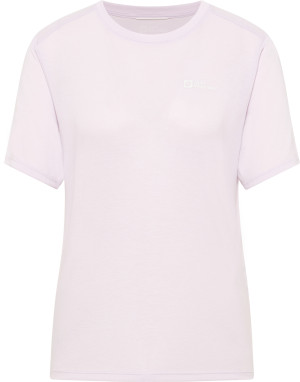 Jack Wolfskin Women's Vonnan Short Sleeve Tee  Pale Lavendar XS