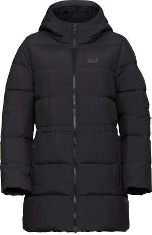 Jack Wolfskin Women's Frozen Palace Long Jacket Rds Black, M