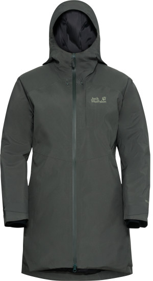 Jack Wolfskin Women's Icecape 2l Down Ins Jacket Rds Slate Green, M