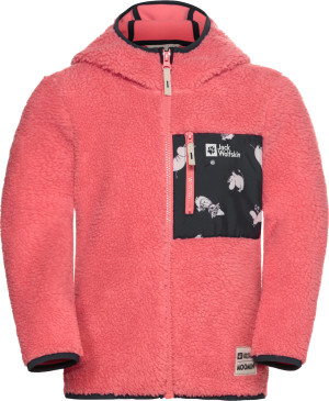 Jack Wolfskin Kids' Moomin Ice Curl Sunset Coral 128