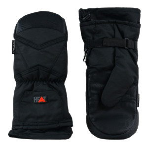 Avignon Unisex Warmth Mitten AA Battery Basic Black, XXXL (12-13)