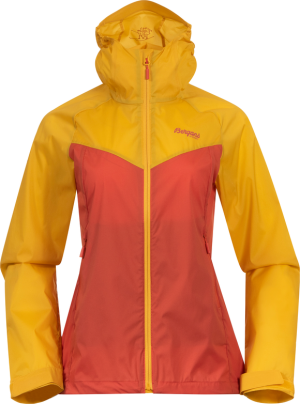 Bergans Women's Microlight Jacket Brick/Light Golden Yellow S
